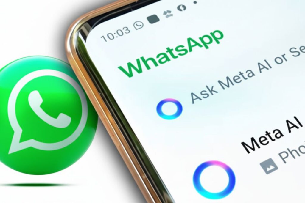 rond bleu Meta AI sur WhatsApp