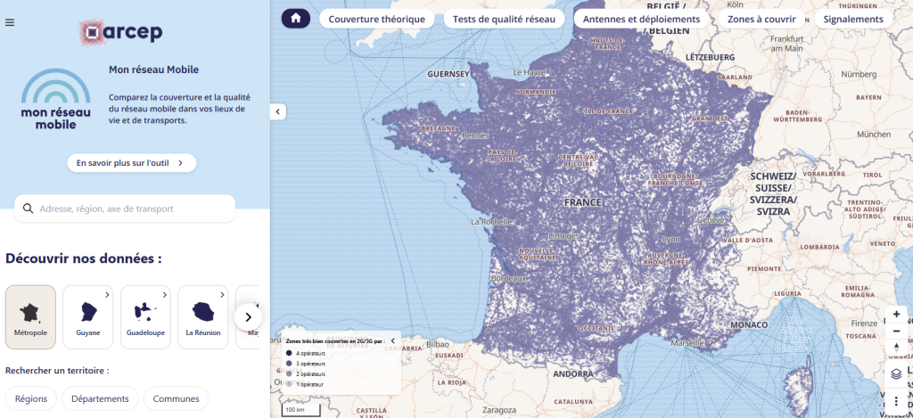 Comment savoir quel opérateur mobile capte le mieux chez moi avec l'arcep