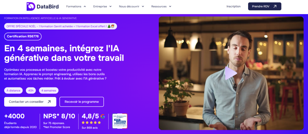 Formation IA Générative  de data bird