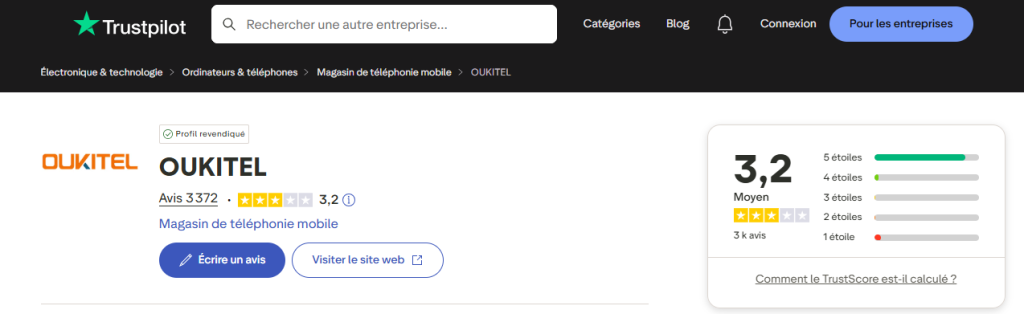 avis clients Oukitel