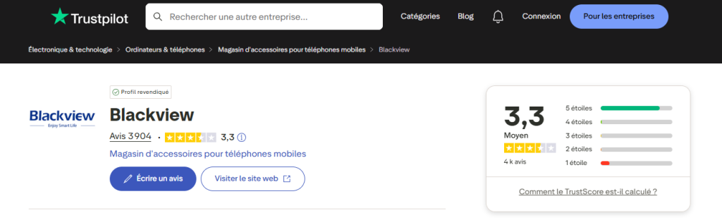 Blackview avis clients