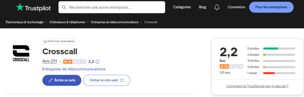 avis clients crosscall