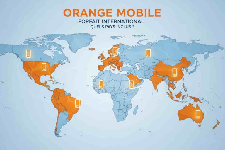 Quels pays sont inclus dans votre forfait mobile Orange ? [2026]