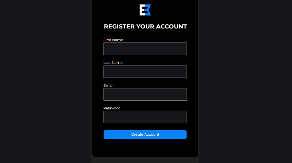 s'inscrire sur We Bet