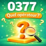 0377 quel opérateur