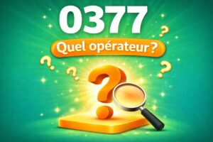 0377 quel opérateur