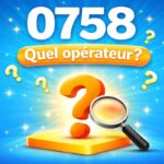 0758 quel opérateur