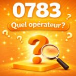 0783 quel opérateur