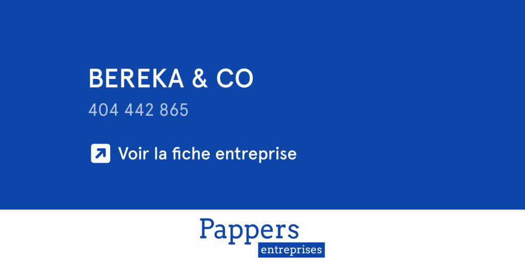 Société Bereka c'est quoi ?