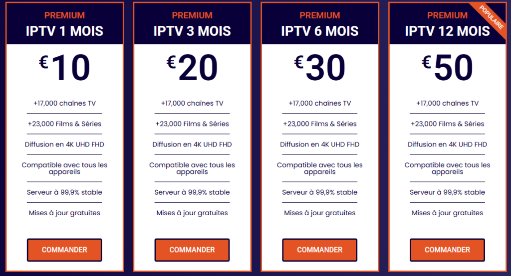 Prix FotaIPTV