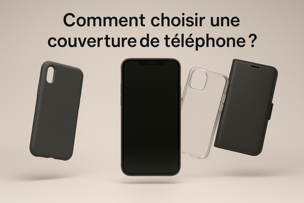 Choisir couverture téléphone avec différentes coques et étuis modernes